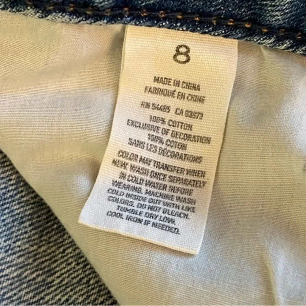 American Eagle For Aerie Shorts Women’s Size‎ 8 Distressed Blue Cuffed